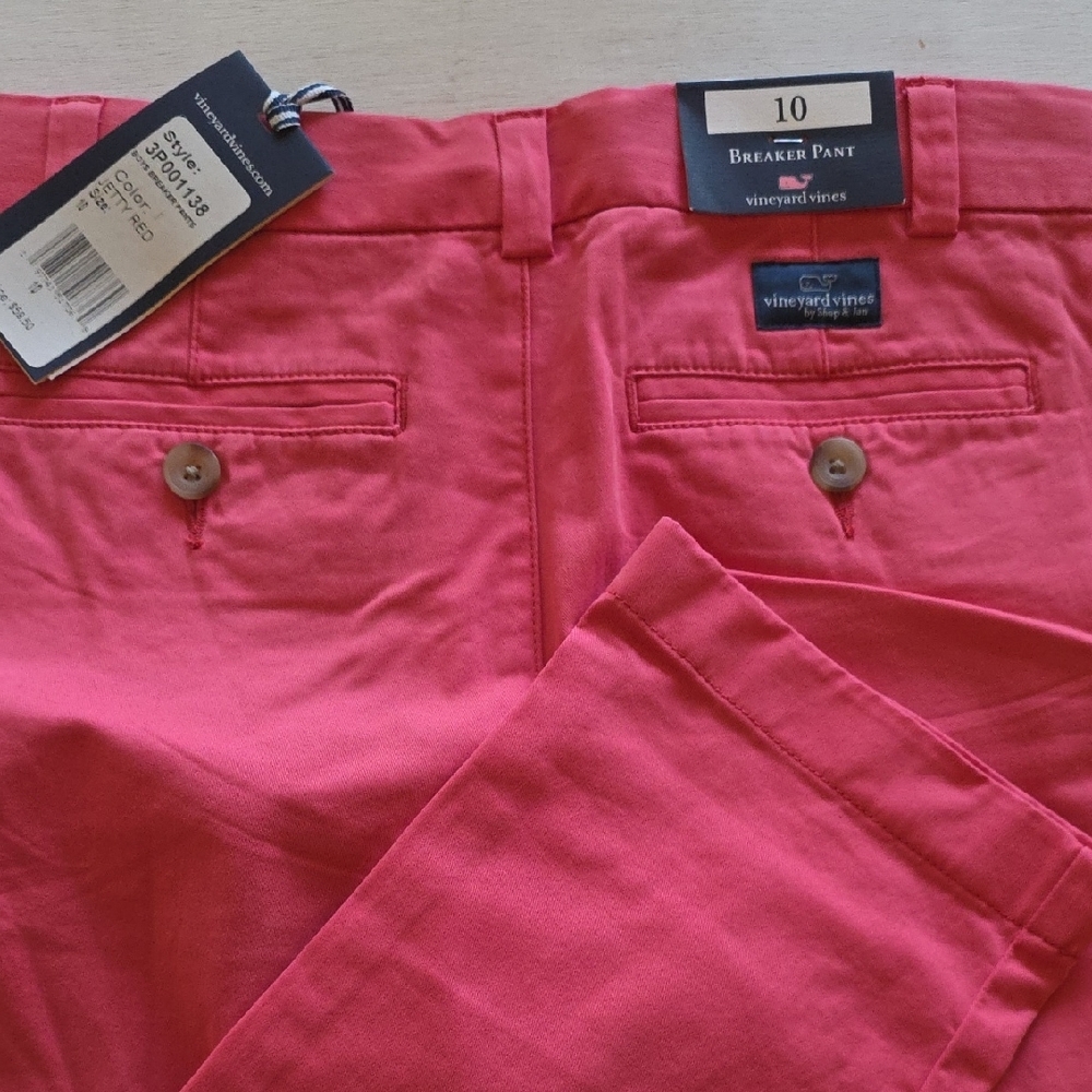 Vineyard Vines Bright Pink Breaker Pants - Picture 2 of 5
